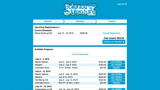 SV Registration Desktop Screenshot